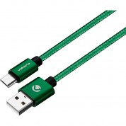 Volkano Fashion Series Usb Type-a To Usb Type-c Cable (5.9', Apple Green)