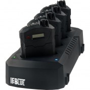 Ifblue Ifbr1c 4-person Bodypack Ifb Receiver Kit With Charging Dock (b1: 537 To 614 Mhz)