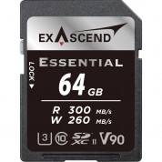 Exascend 64gb Essential Uhs-ii Sdxc Memory Card