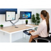 Mount-it! Under Desk Keyboard Platform With Wrist Support (gray)