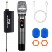 Pyle Pro Pdwmu103 Wireless Uhf Handheld Microphone System With Plug-in Receiver