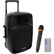 Pyle Pro Psbt125a Portable 2-way 1200w Pa Speaker And Microphone System