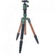 Fotopro X-go Gecko Aluminum Tripod Kit With Fph-42q Ball Head (green)