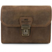 Megagear Pebble Genuine Leather Camera Messenger Bag For Mirrorless, Instant And Dslr Cameras (cinnamon)