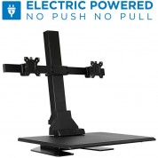 Mount-it! Wide Motorized Sit-stand Desk Converter