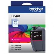 Brother Genuine Lc401 Standard Yield Magenta Ink Cartridge