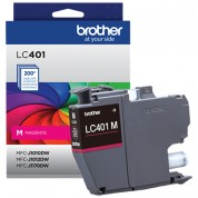 Brother Genuine Lc401 Standard Yield Magenta Ink Cartridge