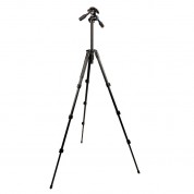 Slik Pro Al-324-3wfc Aluminum 4-section Tripod With Arca-type 3-way Pan-tilt Head