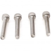 Cinemilled M4 X 25mm Stainless Steel Screws (4-pack)