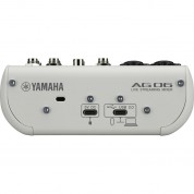 Yamaha Ag06mk2 6-channel Mixer And Usb Audio Interface (white)