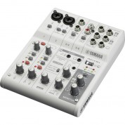 Yamaha Ag06mk2 6-channel Mixer And Usb Audio Interface (white)