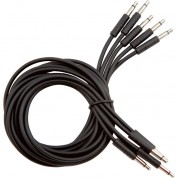 Cre8audio Nazca Noodles Eurorack-style Patch Cables (black, 5-pack, 5.9