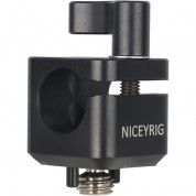 Niceyrig 15mm Arri Locating Rod Clamp With Cold Shoe Mount