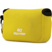 Megagear Ultralight Neoprene Camera Case With Carabiner For Panasonic Lumix Dmc-lx10k (yellow)