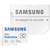 Samsung 32gb Pro Endurance Uhs-i Microsdhc Memory Card With Sd Adapter