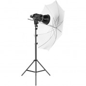 Gvm Led Video Soft Light (daylight-balanced) Ls-p80s Led 1-light Kit With Umbrella