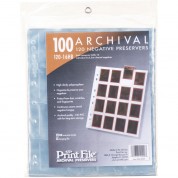 Print File Archival Storage Page For Negatives, 120 - 100 Pack