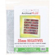 Clearfile Archival Plus Negative Page, 35mm, 6-strips Of 6-frames - 25 Pack