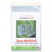 Clearfile Archival Plus Negative Page, 35mm, 10-strips Of 4-frames - 25 Pack