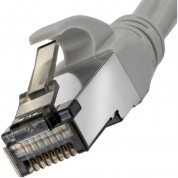 Pearstone Cat 7 Double-shielded Ethernet Patch Cable (7', Gray)