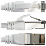 Pearstone Cat 7 Double-shielded Ethernet Patch Cable (25', White)