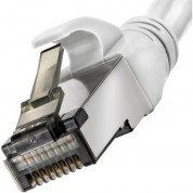 Pearstone Cat 7 Double-shielded Ethernet Patch Cable (25', White)