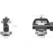 Smallrig Swivel And Tilt Adjustable Monitor Mount With Cold Shoe Mount