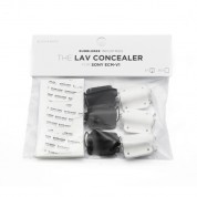 Bubblebee Industries Lav Concealer For Sony Ecm-v1 (3 Black And 3 White)