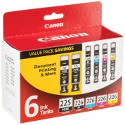 Canon Pgi-225 & Cli-226 6-color Ink Tank Value Pack