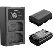 Smallrig Lp-e6nh 2-battery Kit With Dual Charger