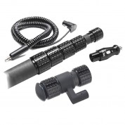 K-tek Kp20ta Mighty Boom 6-section Graphite Boompole With Coiled Cable & Transmitter Adapter (20.3')