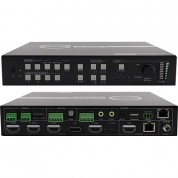 Alfatron Sck41ts 4-input 4k Seamless Scaler Switcher With Hdbaset