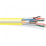 West Penn Plenum-rated Ac251822b Access Control Cable (yellow, 500')