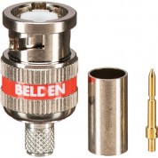 Belden Hd Series 6 Ghz Bnc 3-piece Crimp Connector For Rg59 Coax Cable (single)