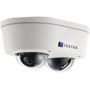 Arecont Vision Conteraip Microdome Duo Lx Av4956dn-28 4mp Outdoor Dual-sensor Network Dome Camera