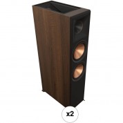 Klipsch Reference Premiere Rp-8060fa Ii 2-way Floorstanding Speaker Kit (walnut, Pair)