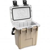 Pelican 20qt Elite Cooler (tan/white, 18.9l)