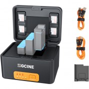 Zgcine Ps-g10 Charging Case For Select Gopro Batteries