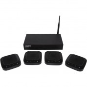 Alfatron Wmp4 Wireless Conference System With 4 Boundary Microphones (2.4 Ghz)