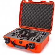 Nanuk Waterproof Hard Case With Custom-cut Foam Insert For Dji Rs 3 And Rs 3 Pro Combo (orange)