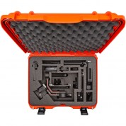 Nanuk Waterproof Hard Case With Custom-cut Foam Insert For Dji Rs 3 And Rs 3 Pro Combo (orange)