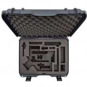 Nanuk Waterproof Hard Case With Custom-cut Foam Insert For Dji Rs 3 And Rs 3 Pro Combo (graphite)