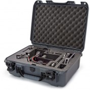 Nanuk Waterproof Hard Case With Custom-cut Foam Insert For Dji Rs 3 And Rs 3 Pro Combo (graphite)