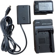 Bescor Np-fz100 Dummy Battery With Usb Type-c Connector Kit With Battery And Charger