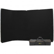 Ikan Portable Panoramic Backdrop Screen (black, 13.1 X 7.8')