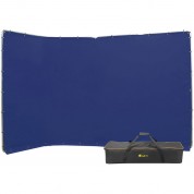 Ikan Portable Panoramic Chroma-key Backdrop Screen (chroma-key Blue, 13.1 X 7.8')