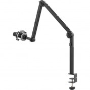 Vijim Ls24 Multifunction Desktop Boom Arm For Microphone, Camera, Phone, Gopro, And Light