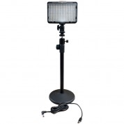 Bescor Waffle Led On-camera Light & Tabletop Stand