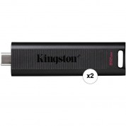 Kingston 512gb Datatraveler Max Usb 3.2 Gen 2 Type-c Flash Drive (2-pack)