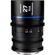 Venus Optics Laowa Nanomorph 27mm T2.8 1.5x S35 Anamorphic Lens (leica L, Blue Flare)